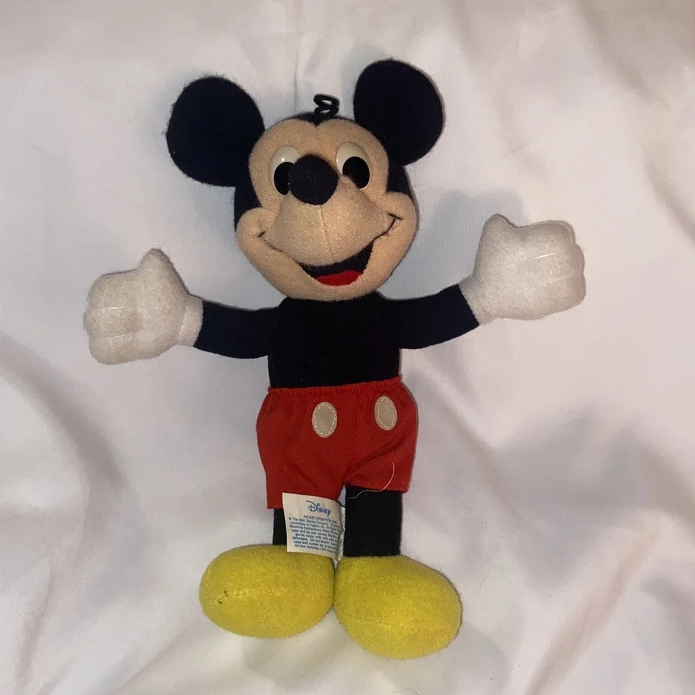 Vintage Playskool Disney Mickey Mouse Plush Stuffed‎ Animal Toy 1986